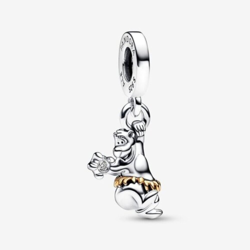 Authentic Pandora Disney 100th Anniversary Baloo Lab-Grown Diamond Dangle Charm